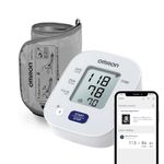 Omron HEM 7143T1 Digital Bluetooth Blood Pressure Monitor with Cuff Wrapping Guide & Intellisense Technology For Most Accurate Measurement