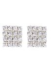 Hunky Dory Diamond Stud Thin Screw 316L Alloy Steel Unisex Earrings For Men | Women (1 Pair)