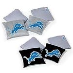 Wild Sports NFL Detroit Lions 8pk Dual Sided Bean Bags, Team Color