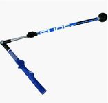 Golf Swing Trainer, Golf Training Aid to Improve Hinge, Forearm Rotation, Shoulder Turn, Foldable Golf Swing Training Aid Stick,Lightweight, Durable Golf Trainer with Ergonomic Grip,Blue