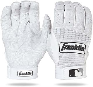 Franklin Sports MLB Adult Neo Classic II Series Batting Glove (White, Medium)