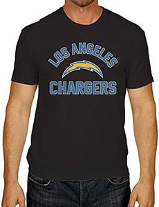Team Fan Apparel NFL Adult Gameday T-Shirt - Cotton Blend - Tagless - Semi-Fitted - Unleash Your Team Spirit During Game Day (Los Angeles Chargers - Black, XXXXX-Large)