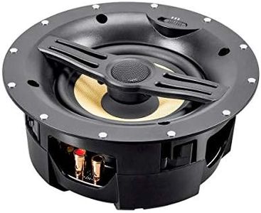 Monoprice Fiber In-Wall Speaker - 6.5 Inch (Each) 300W Subwoofer, Easy Installation And Paintable Grill - Caliber Series