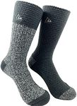 Storm Bloc Outdoor Essentials Boot Crew Socks 2 pair Womens 4-8UK 5-9US Charcoal