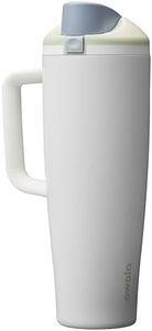 Owala FreeSip Tumbler Insulated Stainless Steel Water Bottle with Built-in Straw and Side Handle, For Travel, Work, School, and Sports, 40oz, BPA Free, Leak Proof, Iced Breeze