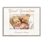 Malden International Designs Mother's Day 4X6 Grandma Laser, White/Beige, One Size