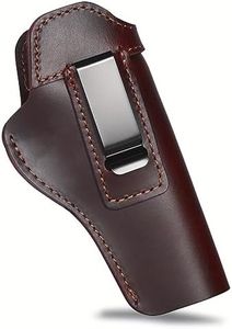 Fondina tattica in vera pelle per trasporto occulto 1911, compatibile con Colt/Springfield/Sig/Browning/S&W 1911 (Brown)