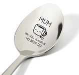 Birthday Gift for Mum Funny Tea Spoon You'll Always Be My Best Tea Funny Present for Mum