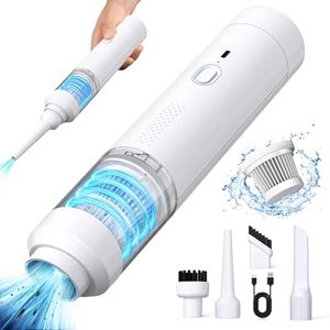 Anktel Car Vacuum 11000 Pa Handheld Vacuum Cleaner Test Winner 3600mAh with Charging Cable Handheld Vacuum Cleaner Battery Wireless Wet & Dry with Washable HEPA Filter Handheld Vacuum Cleaner