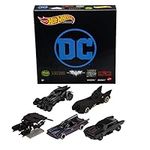 Hot Wheels Batman Bundle, 5 Fan-Favorite Batmobile Castings, 1:64 Scale Toy Vehicles, Special Packaging, Play or Display, For Batman Fans & Collectors