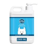 Wee Doogie 100% Pure Salmon Fish Oil for Dogs, Cats, Horses & Pets (2.5L) | 100% Pure Natural Food Grade Supplement | Omega 3, 6, 9 For Skin, Coat, Itchy Dogs, Joint, Heart, Brain Health