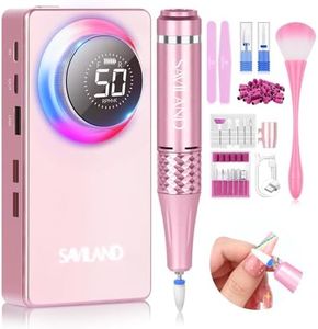 SAVILAND 50000RPM Electric Nail Drill Professional Kit for Acrylic Nails
