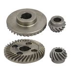 Sourcingmap 2 Sets Metal Electric Angle Grinder Spiral Bevel Gear Gray for Hitachi 100