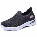 ortorex Orthopedic Womens Slip on Sneakers Black