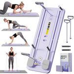 Foldable Ab Machine with Automatic Rebound for Home Gym - Core & Abdominal Strength Training Equipment with Knee Pad - Ab Core Trainer & Push-Up Board