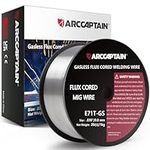 Flux Core Welding Wire, ARCCAPTAIN E71T-GS Spool Gasless Mild Carbon Steel Mig Welding Wire (0.030 Inch 2LB)