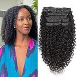 Curly Clip in Extension Human Hair 