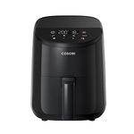 COSORI Small Air Fryer, 2L, Led Touch-control Display, 900W, 53% Faster, Nonstick and Dishwasher Safe, 30 Online Recipes, Low Noise, 97% Less Oil, Black