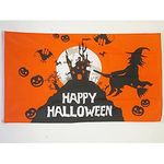 AZ FLAG - Halloween Orange Flag - 2x3 Ft - 100D Polyester Happy Halloween Banner With Two Metal Grommets - Fade Resistant - Vivid Colors - 2' x 3' Feet