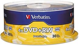 Verbatim DVD+RW Blank Discs 4.7GB 4