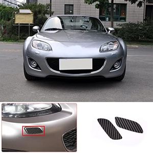 Car Flap Headlight Washer Lamp Squirter Cover Decorative Sticker for Mazda MX-5 RF Miata 2009-2014