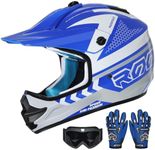ROOZO Youth Kids Dirt Bike Helmet D