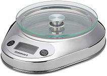 Cuisinart KML-KO3B Precision Chef Bowl Electronic Kitchen Scale, Silver, 2.5" x 7.4" x 9.25"