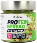 Pistachio Cream with Protein, High Protein, 8g Protein per serving, 7 oz, Italian P, Non GMO, Vegan, Product of Italy, L’Oro Del Sud (Pistachio)
