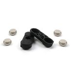 Battery Door Magnet，Retainer Kick Plate Latch Kit For Freightliner Cascadia 22-68677-000, 22-68678-000