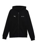 Puma Unisex Kids Cotton Standard Length Jacket (Black_5 Years-6 Years)