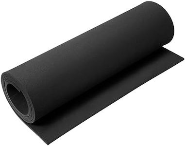 AMZQNART EVA Foam 5mm, Cosplay Foam Roll 16 x 59in (6.5sqft) Black, Suitable for Large Foam Cosplay Modeling, DIY Projects, Crafts,Ultra High Density 90 kg/m3.