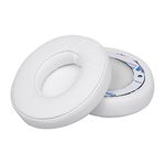 Tooarts 2Pcs Replacement Earpads Ear Pad Cushion for Beats Solo 2/3 On Ear Wireless Headphones White