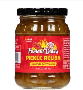 Famous Daves Signature Sweet n Spicy Pickle Relish 10 Ounces Pack of 1