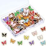 Hicarer 100 Pieces Colorful Butterf