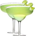 Extra Large Giant Margarita Glasses 2 pack - 34oz per glass - Each fits about 3 typical margaritas!