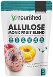 Monk Fruit Sweetener with Allulose Granular - 1:1 Sugar Substitute, Keto - 0 Calorie, 0 Net Carb, Non-GMO (1 lb / 16 oz)