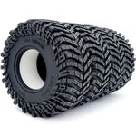 HOBBYSOUL 4pcs RC Soft Sticky 2.2 Tyres Tires 127mm/5.0inch Tall for 1/10 Mud Crawler Truck Axial Wraith Axial Yeti 1/10 / Traxxas trx4 AMG 6x6 / redcat Everest 10