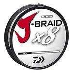 Daiwa J-BRAIDX8, Filler Spool, White, Mono Dia.= 12lb.