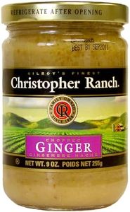 Christopher Ranch Chopped Ginger | Freshly Peeled Ready to Use Ginger | Easy Cooking with Garden Fresh Flavor Sweet & Savory Dishes Ideal for Smoothie, Soups, Stir-Fries, and Marinades | 9 Oz Jar