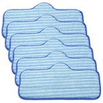 KEEPOW for Dupray Neat Steam Cleaner Microfiber Washable Pads, 6 Pack