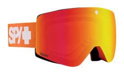 SPY OPTIC MARAUDER ELITE Ski Snowboard Goggles (FRAME COLOR: BEYOND CONTROL ORANGE - LENS COLOR: HAPPY BRONZE WITH RED SPECTRA MIRROR + HAPPY LL GRAY GREEN WITH RED SPECTRA MIRROR)