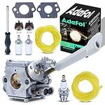 Adefol RY08420A Backpack Leaf Blower Carburetor and Carb Adjusting Tools for Ryobi BP42 RY08420 with Fuel Filter Line Replacement Parts for 308054079 530069247