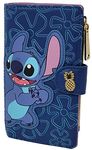 Loungefly Disney Stitch Wallet Snap Flap Clutch, Multicolor