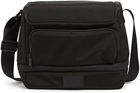 Vera Bradley Recycled Lighten Up Reactive Expandable Cooler Lunch Bag, Black