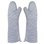 The Bliss Imaashi Oven Mitts, Heat Resistant Cooking Oven Gloves Can be Used for Grilling Smoking Cooking Baking Frying or handling Super-hot Itemss (Pack of 2)