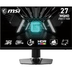 MSI G272QPF E2 27 Inch WQHD Gaming Monitor - 2560 x 1440 Rapid IPS Panel, 180 Hz / 1ms GtG, 125% sRGB colour gamut, Adaptive-Sync - DP 1.4a, HDMI 2.0b CEC