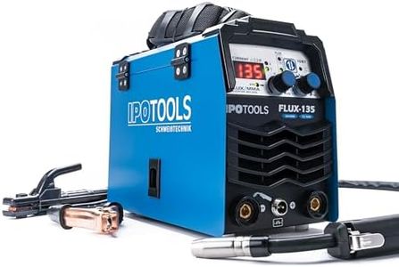 IPOTOOLS FLUX-135 Poste à souder fil fourré sans gaz - 135 A FLUX Poste à souder inverter sans gaz pour poste à souder fil fourré 0.8mm ou 1.0mm avec MMA/IGBT / 230V / 7 ans de garantie