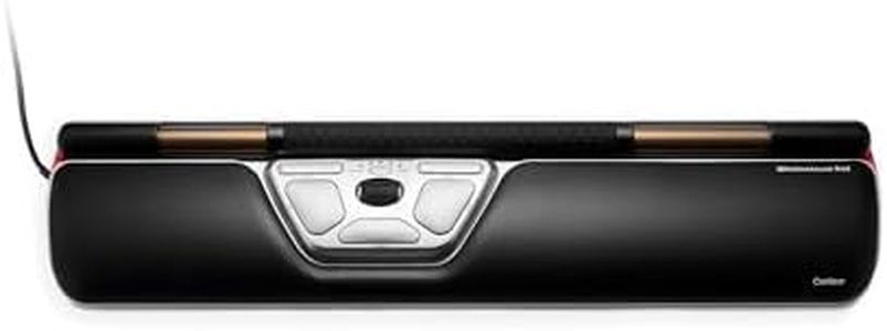 Contour RollerMouse Red Ergonomic Mouse for Shoulder Forearm Wrist Strain Relief for RSI Carpal Tunnel Centered Rollerbar 6 Customizable Buttons 10 Speed Settings Mac/PC Compatible - Wired - Regular