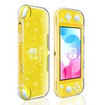 Switch lite Protective Case, Switch lite Clear Glitter Case, Shiny Sparkly Switch Lite TPU Cover - 1 Pack