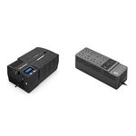 CyberPower BR1000ELCD-UK BRICs Series, 1000VA/600W, 1 USB Charging Port, AVR, Brick Format & APC by Schneider Electric BACK-UPS ES - BE850G2-UK - Uninterruptible Power Supply 850VA, Black